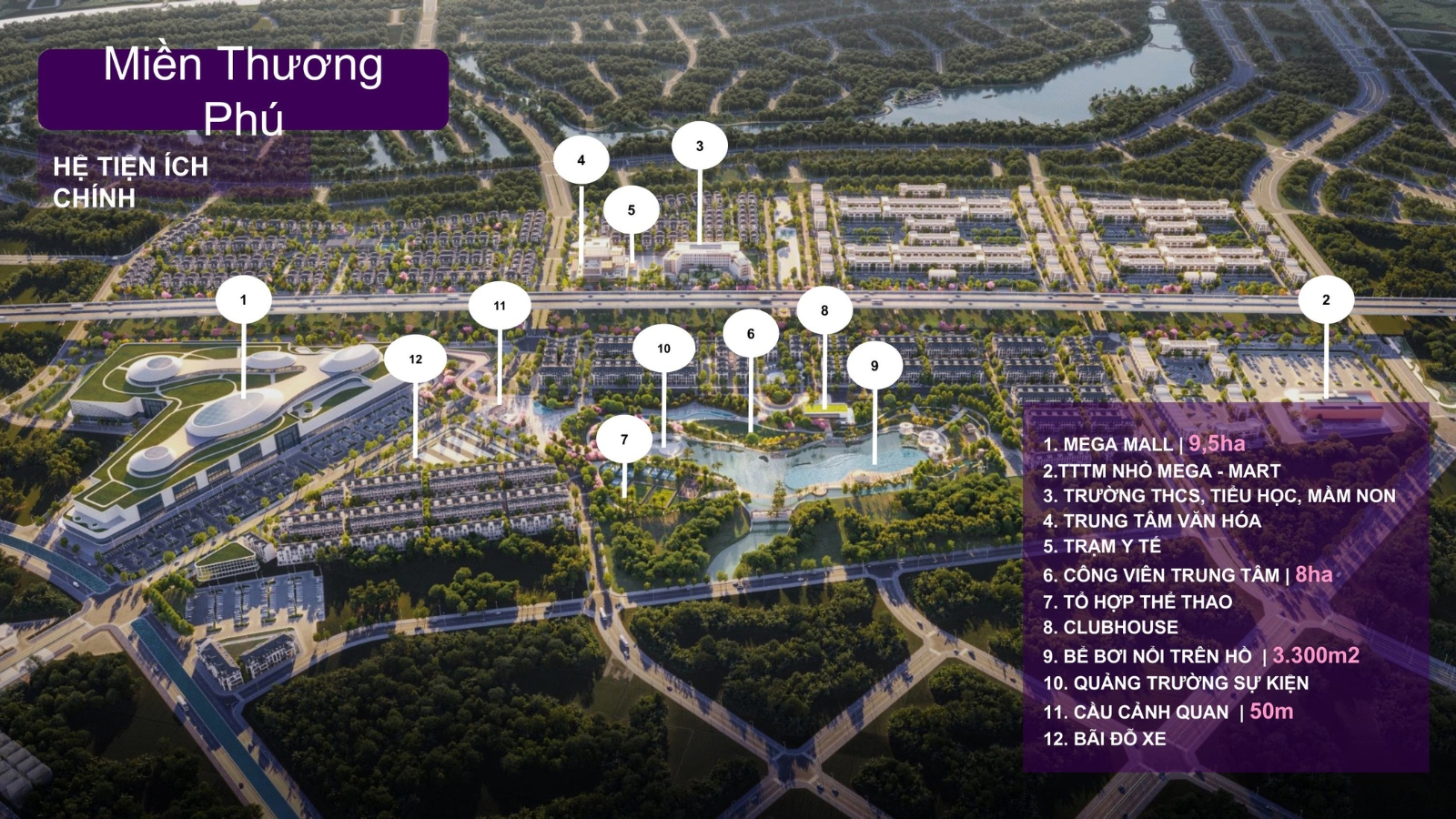 Hệ thống tiện ích nội khu đa dạng phục vụ cư dân tại dự án Thanh Phú Centre Point.