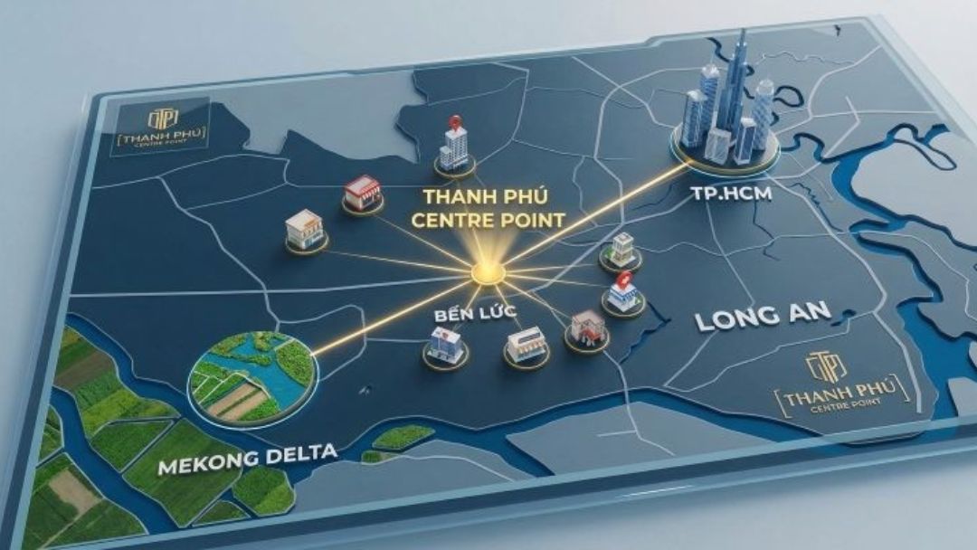 Phối cảnh hạ tầng giao thông kết nối dự án Thanh Phú Centre Point