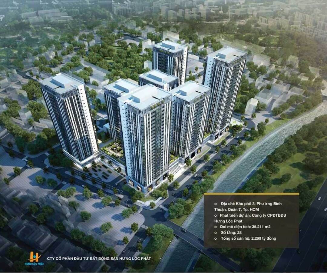 Phối cảnh dự án căn hộ cao cấp The Blue Star Quận 7