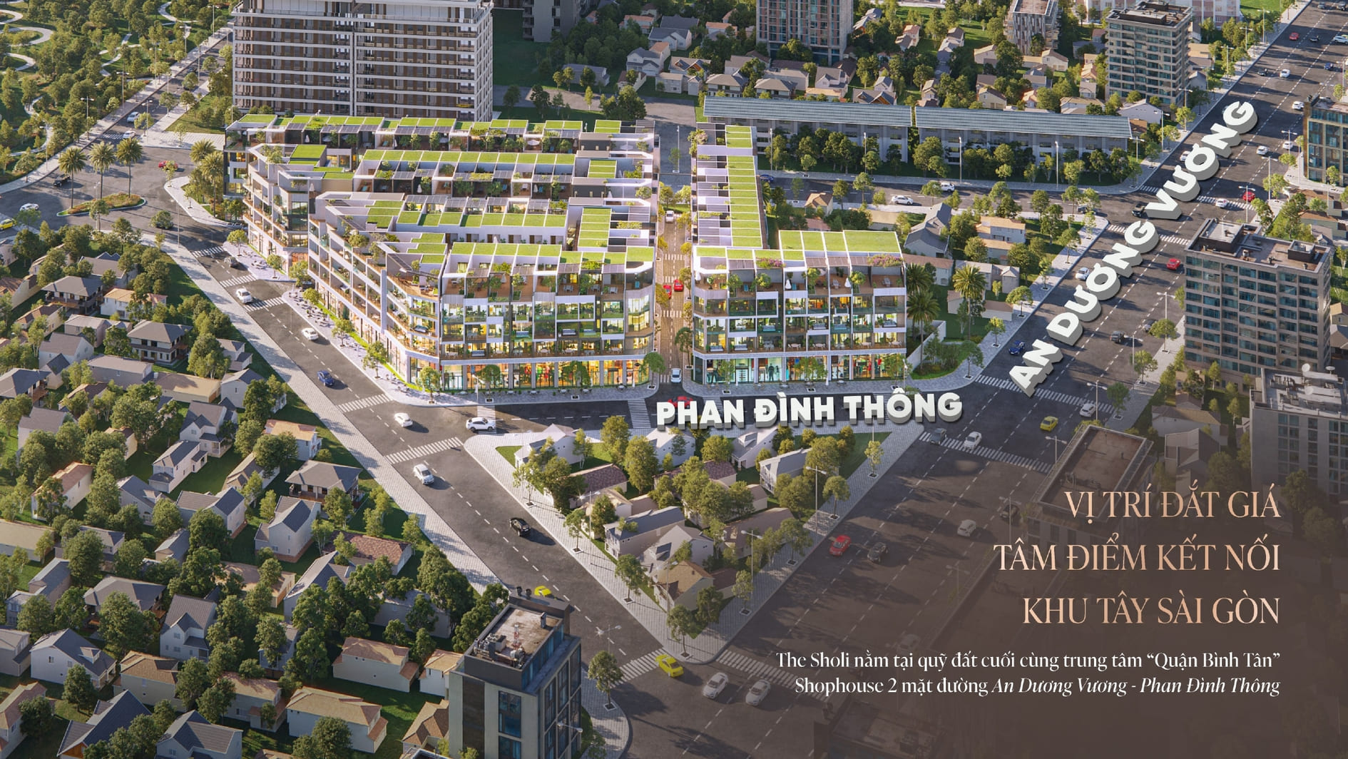 Vị trí chiến lược dự án The Sholi